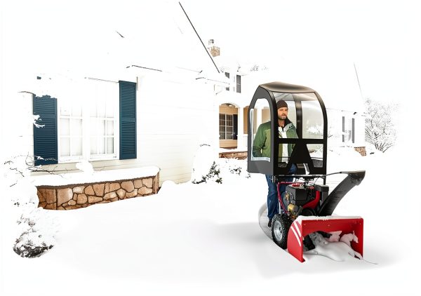 Arnold Snow Blower Cab Clear Gas Powered Winter Protection-5