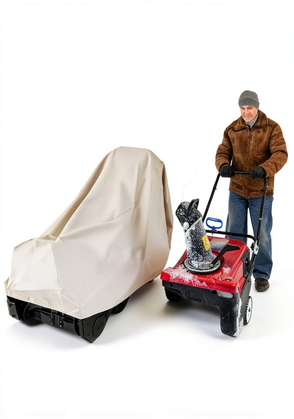Snow Blower Cover OUTTDID Heavy Duty 600D Fabric-5