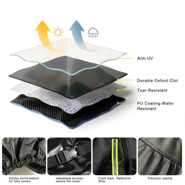 OUMEE Snow Blower Cover 600D Oxford Cloth Waterproof-2