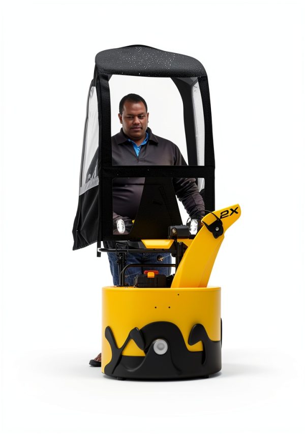 Arnold Snow Blower Cab Clear Gas Powered Winter Protection-3