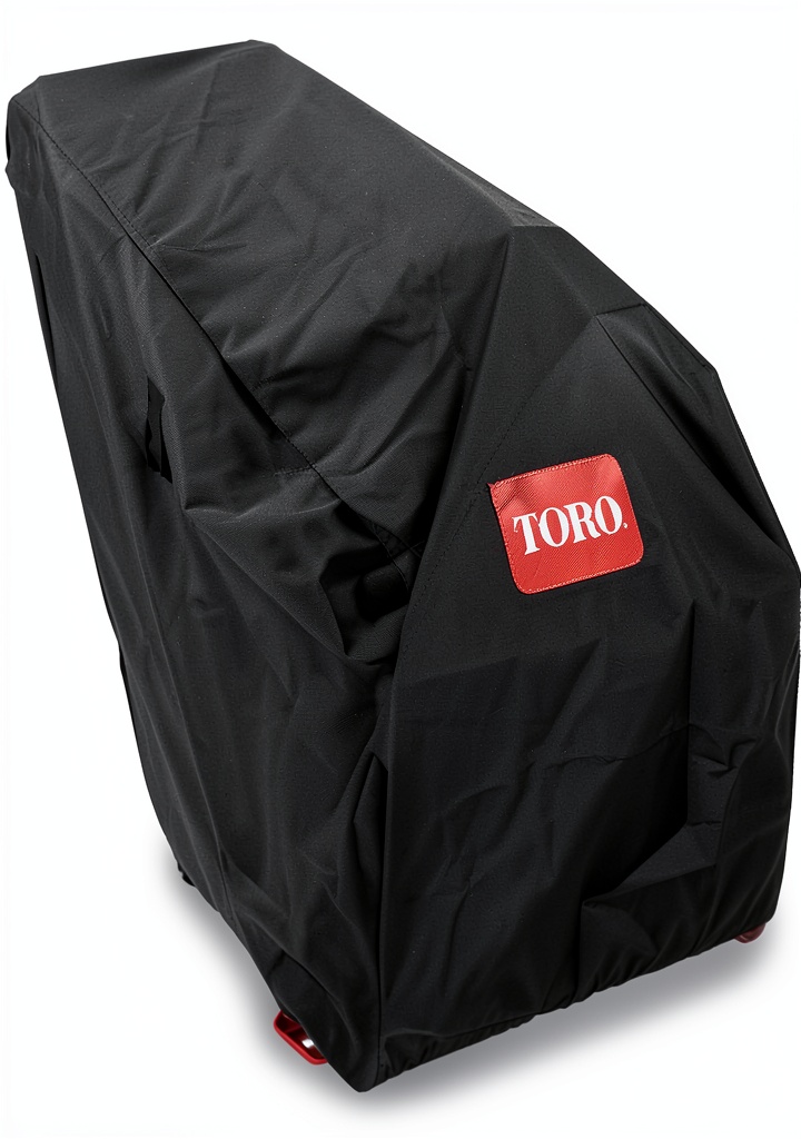 Refurbished Toro snow blower accessory installed on a residential snow blower