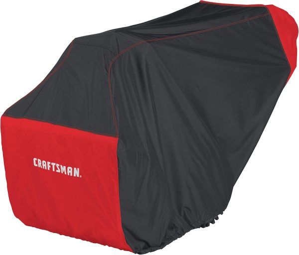 Craftsman Snow Blower Cover Heavy Duty Polyester Black Red-0