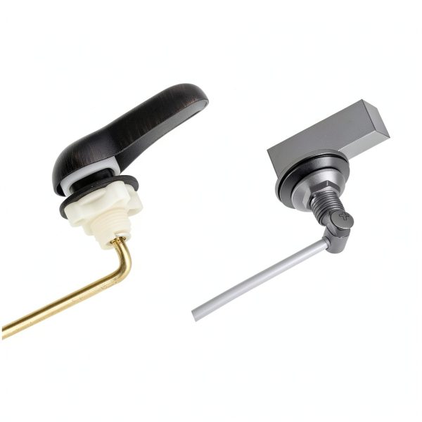 Toilet Flush Handle iFealClear Brass Front Mount-4