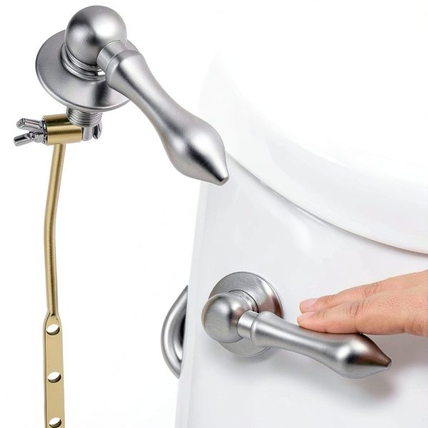 Boltigen Toilet Handle Chrome Finish Easy Install-7