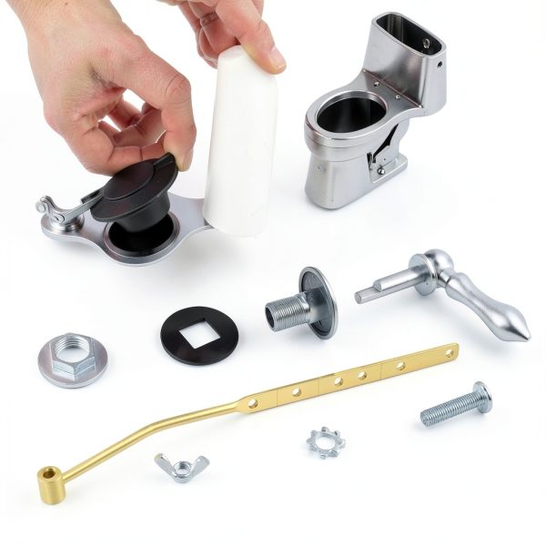 Boltigen Toilet Handle Chrome Finish Easy Install-5