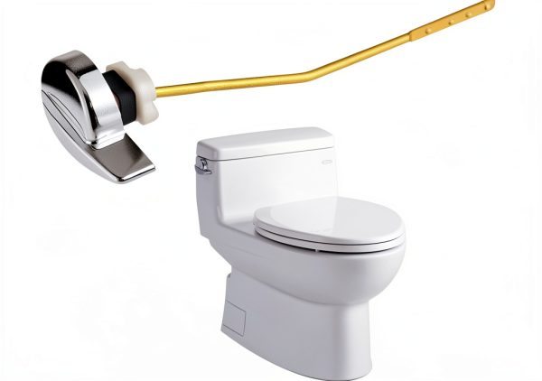 Copper Toilet Lever Handle Jmkcoz Side Mount-4