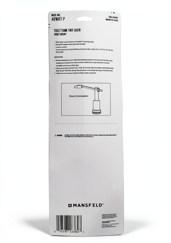 Mansfield Left Hand Toilet Tank Lever Plastic ABS Arm-2