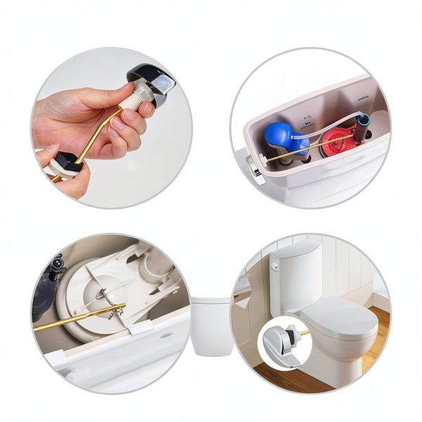 Toilet Flush Lever Owfeel Brass Chrome Design-2