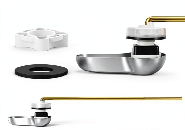 Toilet Flush Handle Xlajiao Brass Lever-5