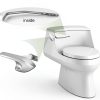 LavishStream Left Trip Lever for Kohler 87115-CP Chrome Metal-5