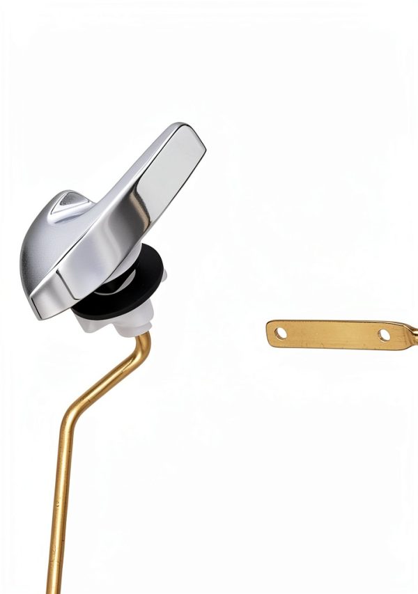 Toilet Handle Brushed Nickel Side Mount 2 Pack by iFealClear-1