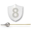 Metal Toilet Handle Kit SuCiiBo Adjustable Brass Lever Polished Chrome-1
