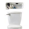 Toilet Trip Lever Alldrmtrue LGMT-2 Silver 2 Pack Aluminum Alloy-3