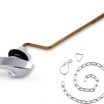 Toilet Handle Brushed Nickel Side Mount 2 Pack by iFealClear-0