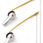Toilet Trip Lever Alldrmtrue LGMT-2 Silver 2 Pack Aluminum Alloy-0