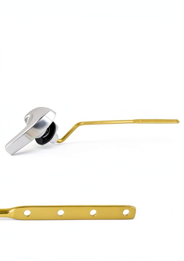Toilet Handle Brushed Nickel Side Mount 2 Pack by iFealClear-4
