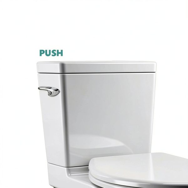 OasisFlow Chrome Side Mount Toilet Flush Lever Adjustable KL87115-CP-5
