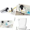 Toilet Trip Lever Alldrmtrue LGMT-2 Silver 2 Pack Aluminum Alloy-5