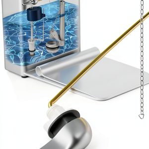Metal Toilet Handle Kit SuCiiBo Adjustable Brass Lever Polished Chrome-0