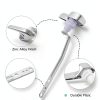OasisFlow Chrome Side Mount Toilet Flush Lever Adjustable KL87115-CP-3