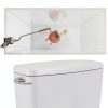 Toilet Handle Brushed Nickel Side Mount 2 Pack by iFealClear-3