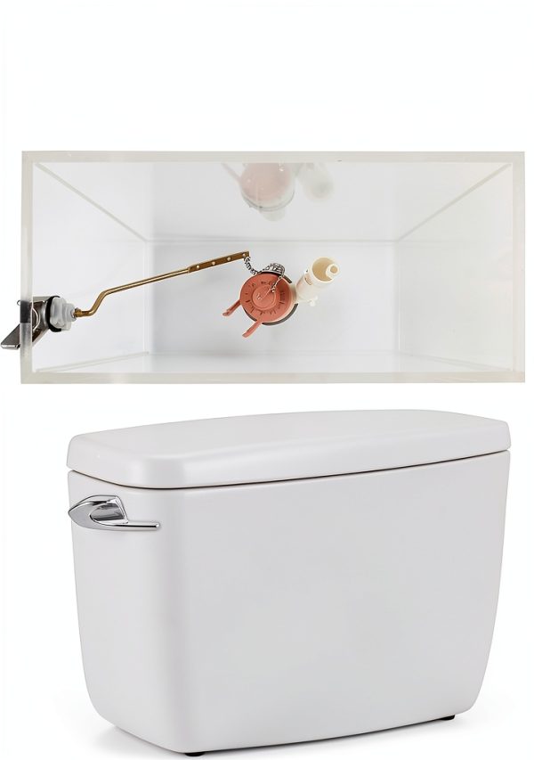Toilet Handle Brushed Nickel Side Mount 2 Pack by iFealClear-3