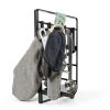 Knit Kitchen Towel Holder Matwsec Boho Crochet 2 Hooks Beige Green-2