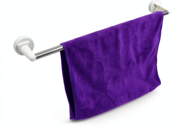 YYST Type-C Magnetic Towel Bar Holder Rack 16"-38" Adjustable White-0