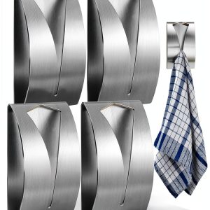 Self Adhesive Towel Hook smilixin – Stainless Steel Kitchen & Bath Set-0