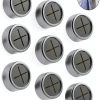 Kitchen Towel Hooks Philbinden 9-Piece Round Chrome Finish Set-0
