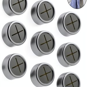 Kitchen Towel Hooks Philbinden 9-Piece Round Chrome Finish Set-0