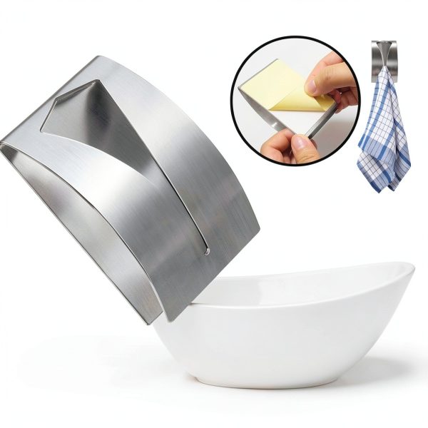 Self Adhesive Towel Hook smilixin – Stainless Steel Kitchen & Bath Set-2