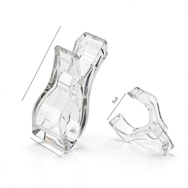 Towel Clips 4-Piece Set Transparent ABS Kitchen Towel Hooks by XLANMAY-2