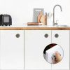 Kitchen Towel Hooks Philbinden 9-Piece Round Chrome Finish Set-3