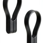 Zone Denmark Loop Towel Clip Magnetic Hanger Black Pack of 2-0