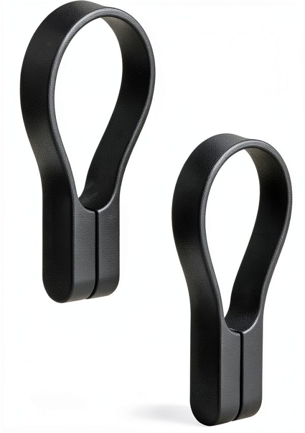 Zone Denmark Loop Towel Clip Magnetic Hanger Black Pack of 2-0