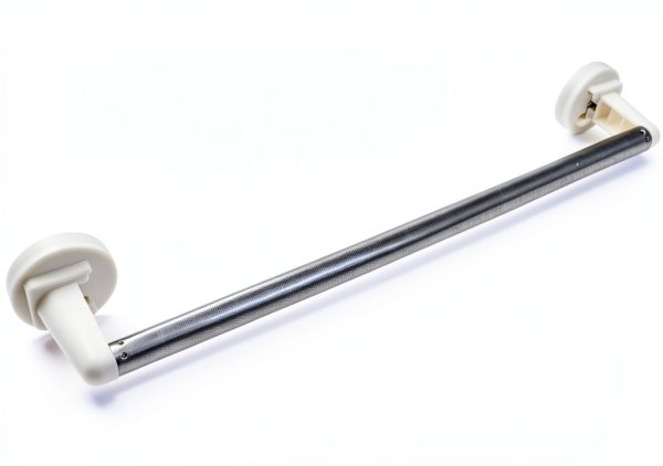 YYST Type-C Magnetic Towel Bar Holder Rack 16"-38" Adjustable White-1