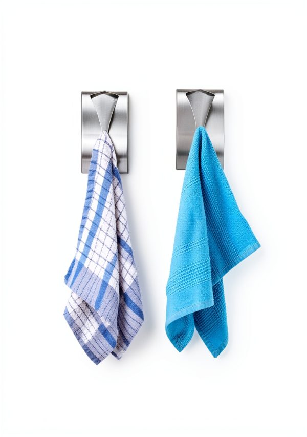 Self Adhesive Towel Hook smilixin – Stainless Steel Kitchen & Bath Set-5