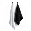 Zone Denmark Loop Towel Clip Magnetic Hanger Black Pack of 2-1