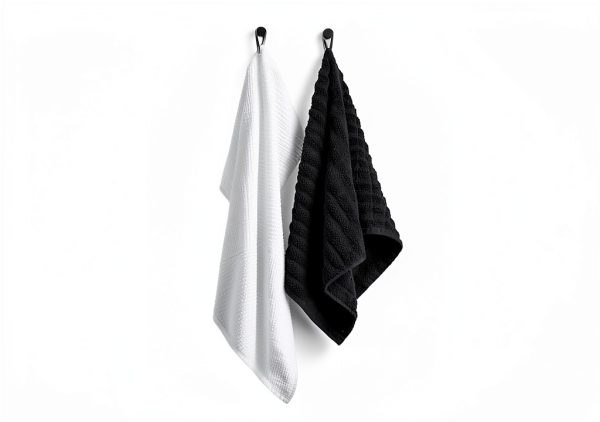 Zone Denmark Loop Towel Clip Magnetic Hanger Black Pack of 2-1