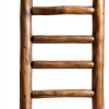 Wooden Tea Towel Ladder by FUIN Mini Rustic Farmhouse Stand Brown-3
