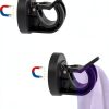 YYST Magnetic Towel Hook Kitten Proof Black Door 2 pcs-0