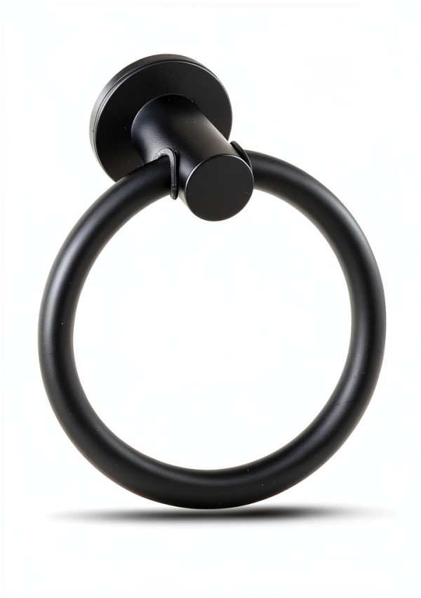 Magnetic Towel Holder for Refrigerator, Magnet Towel Ring Hand Towel Bar Hook Hanger for Fridge, Kitchen Dishwasher, Stove, Oven, Sink, Laundry Washer, Dryer, Black-4
