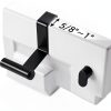Over the Cabinet Door Towel Bar by KES – Matte Black Hooks 2‑Pack-1