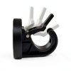 YYST Magnetic Towel Hook Kitten Proof Black Door 2 pcs-8