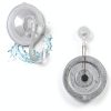 VIS'V Large Suction Cup Hooks with Wipes, Heavy Duty, Removable and Reusable, Clear, 5 Pcs-2