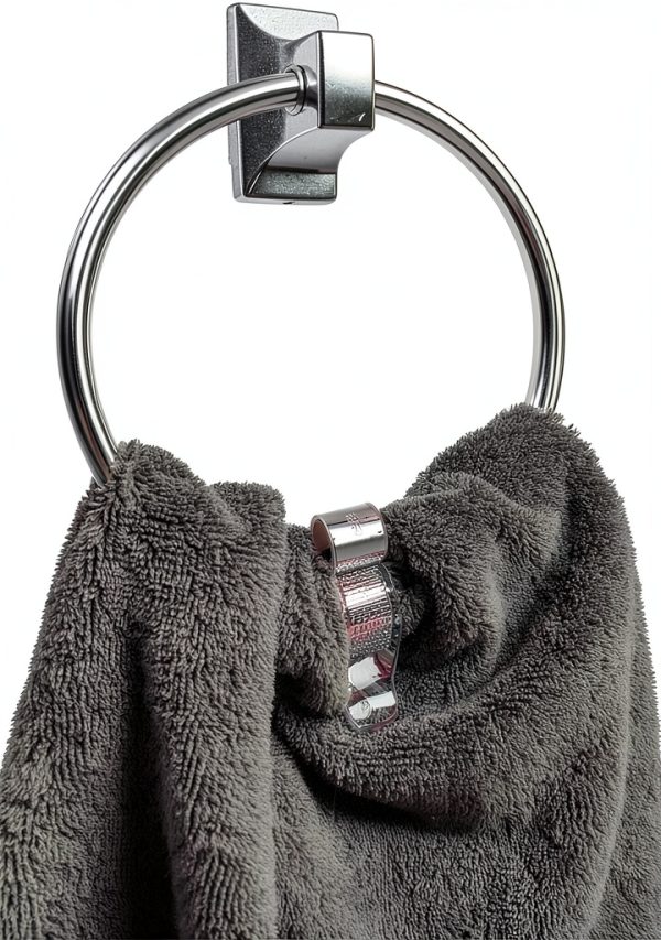 Towel Clip 3-Pack - No Fuss Hand Towel Clip for Kitchen or Bathroom by-4
