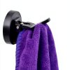 YYST Magnetic Towel Hook Kitten Proof Black Door 2 pcs-4