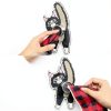 Christmas Funny Cat Butt Towel Holder by Ceenna 4‑Piece Towel Hook Set-3