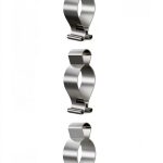 Stainless Steel Towel Clips 6 Pack by Wollibao Holder Edge Design-0